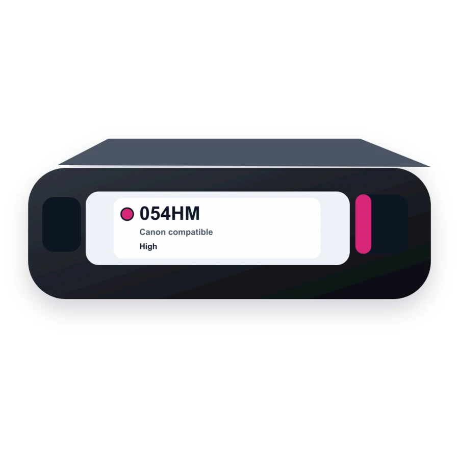 Canon 054HM 3026C001 Magenta compatible toner
