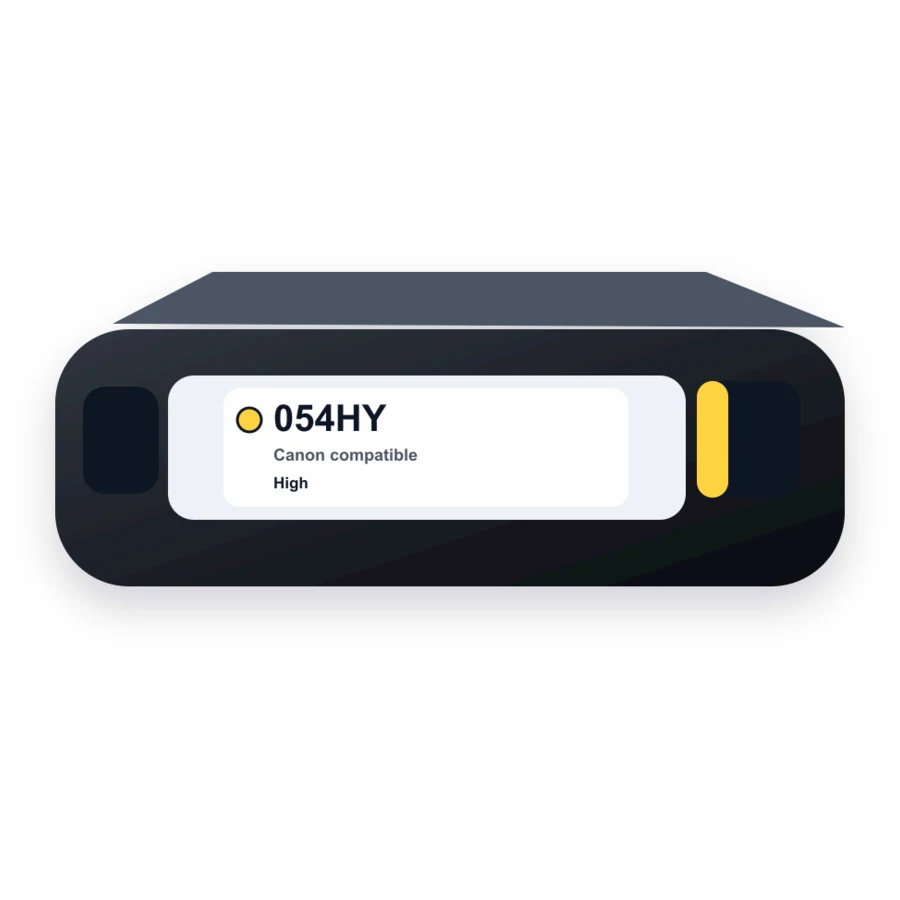 Canon 054HY 3025C001 Yellow compatible toner