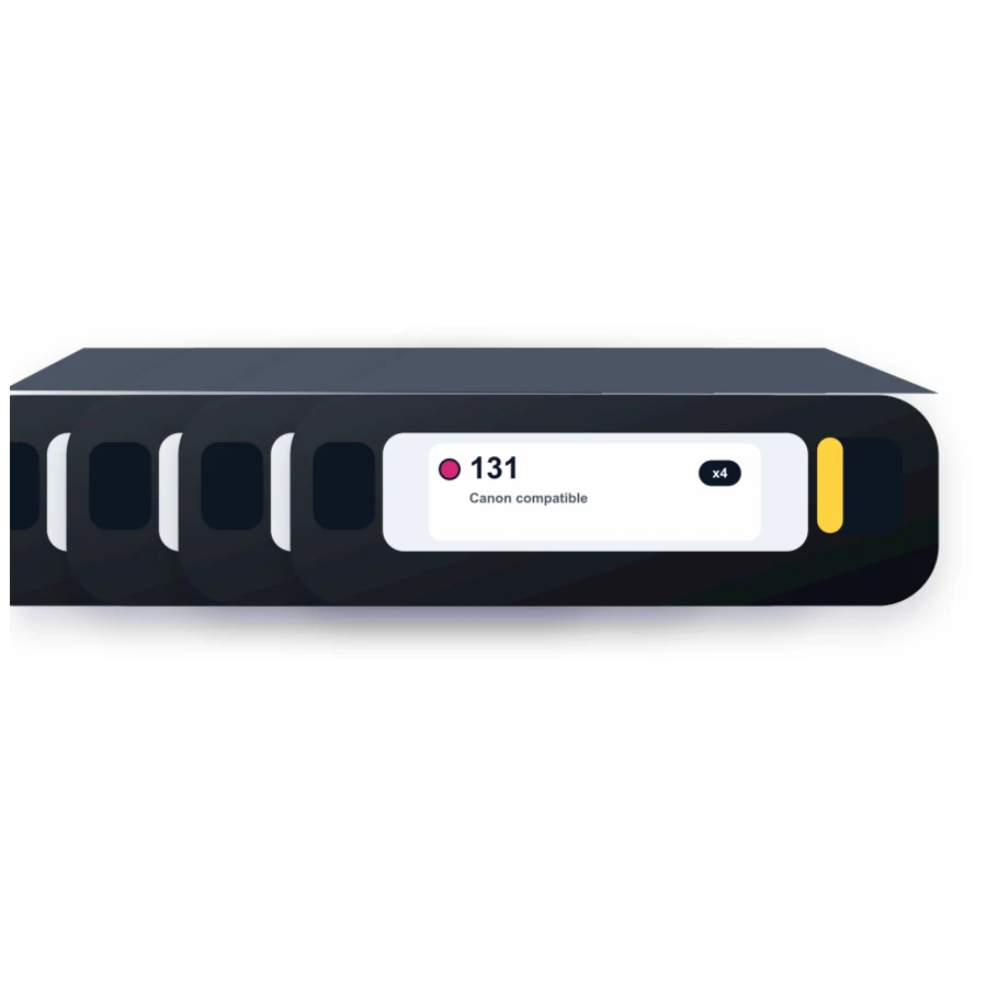 Canon 131 4 Combo compatible toner