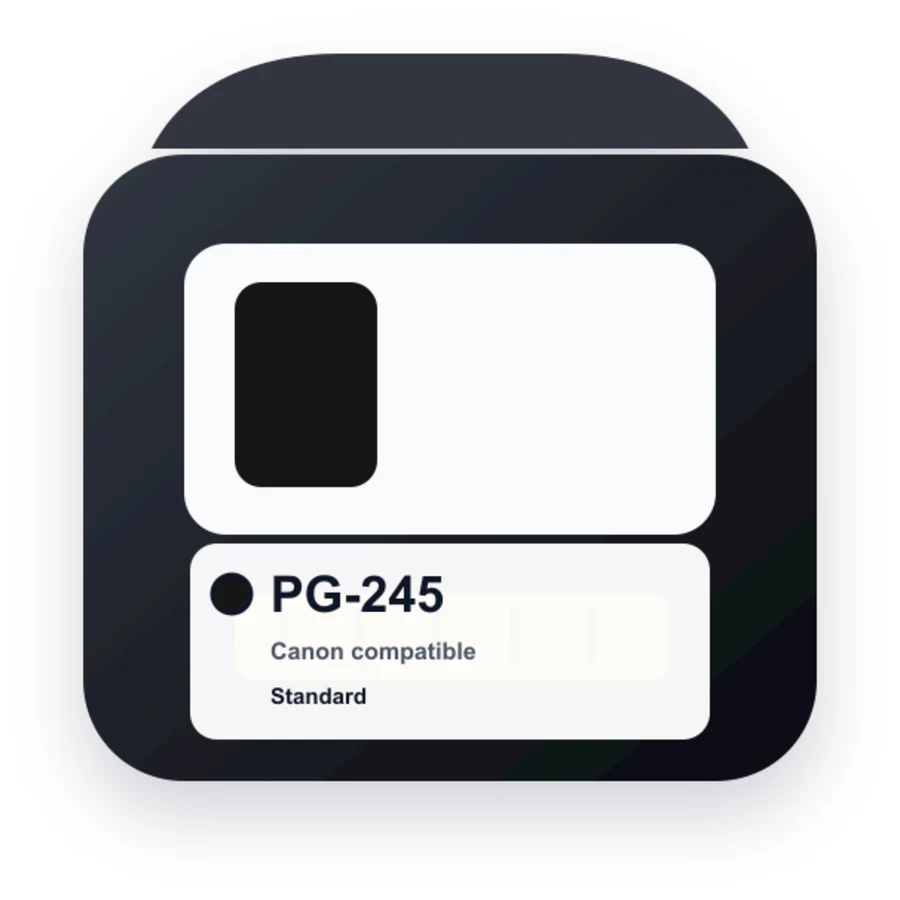 Replacement Canon PG-245 Ink Cartridge - Black compatible ink