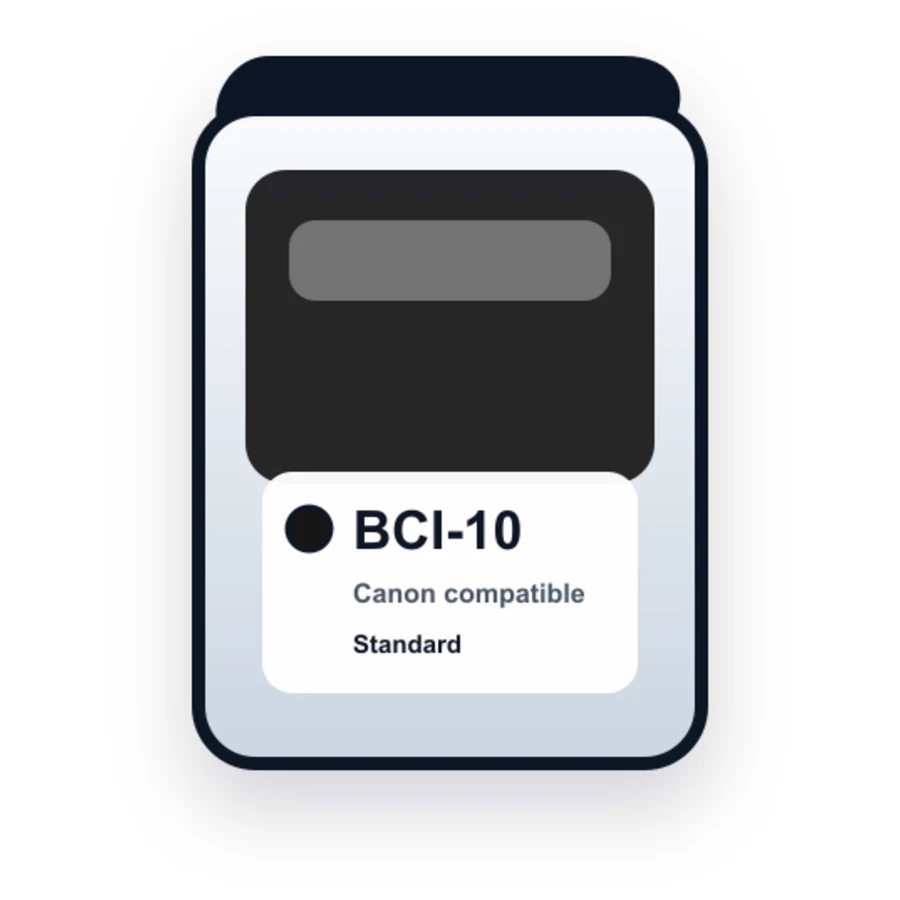 Canon BCI-10 Ink Cartridge - Black - 0956A003 compatible ink
