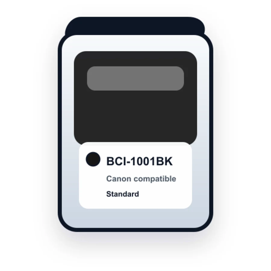 Canon Bci 1001BK Black compatible ink