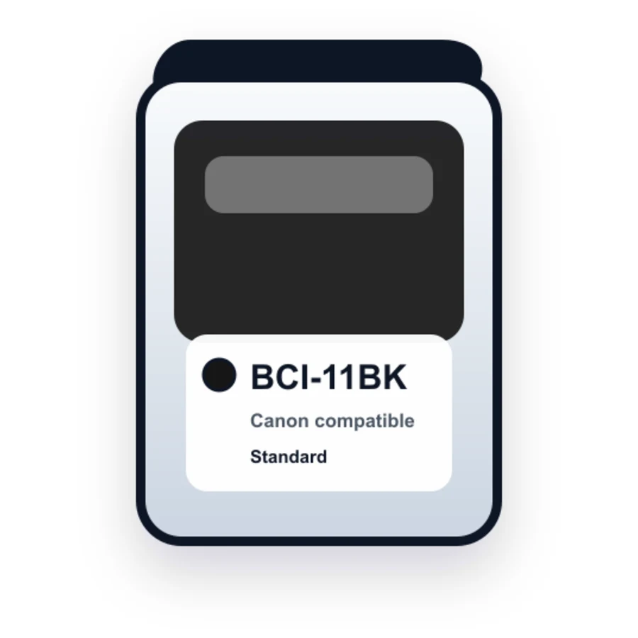 Canon BCI-11 Ink Cartridge Black - 0957A003 compatible ink
