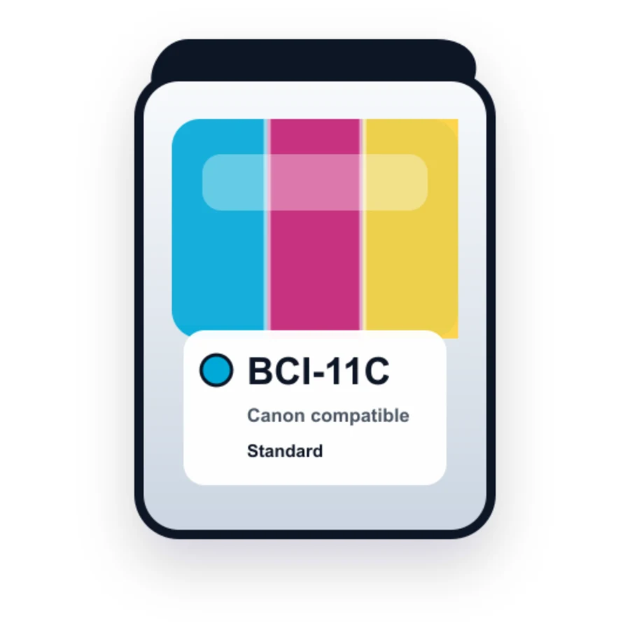 Canon BCI-11 Color Ink Cartridge compatible ink