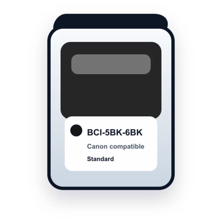 Canon Bci 6BK Black compatible ink