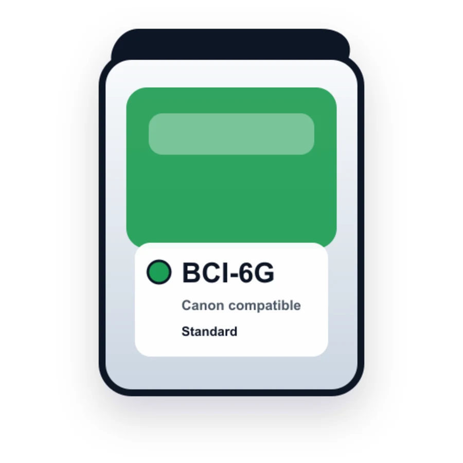 Canon Bci 6G Green compatible ink