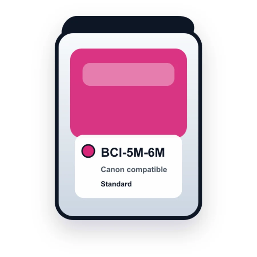 Canon Bci 6M Magenta compatible ink