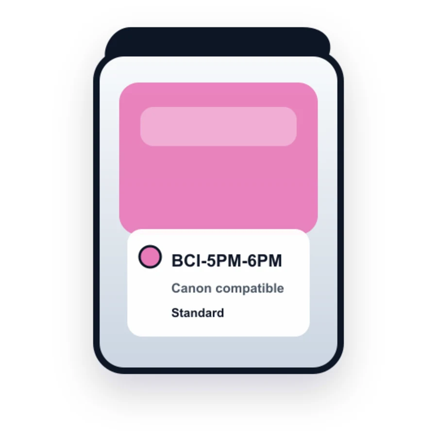 Canon Bci 6PM Photo Magenta compatible ink