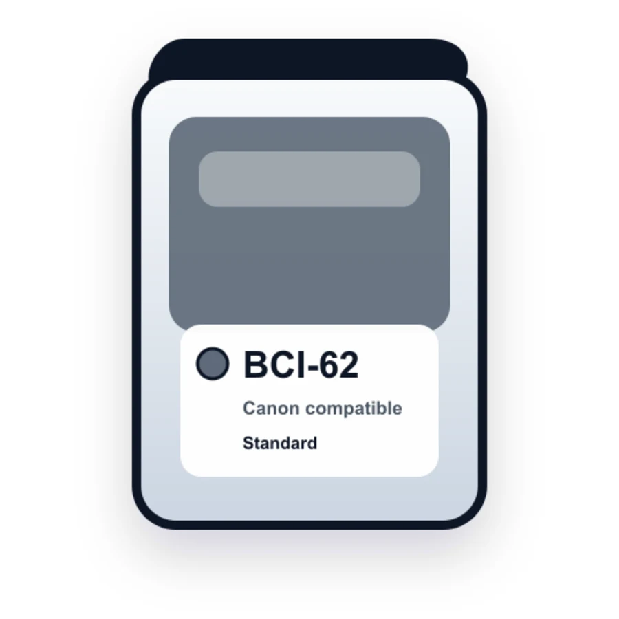 Canon BCI-62 Compatible PC BJ Ink Tank Cartridges compatible ink
