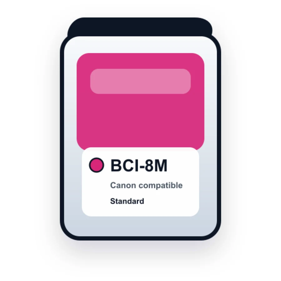 Canon Bci 8M Magenta compatible ink