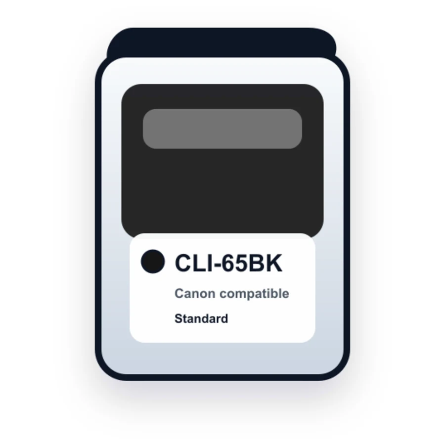 Canon CLI 65BK Black compatible ink