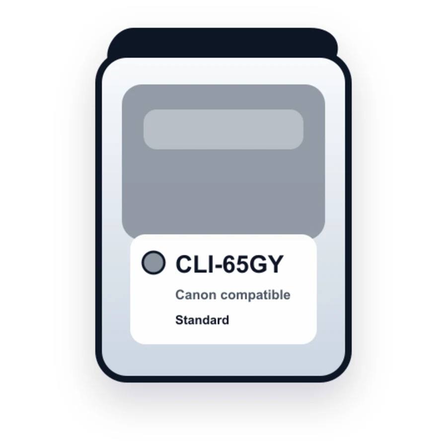 Canon CLI 65GY Gray compatible ink