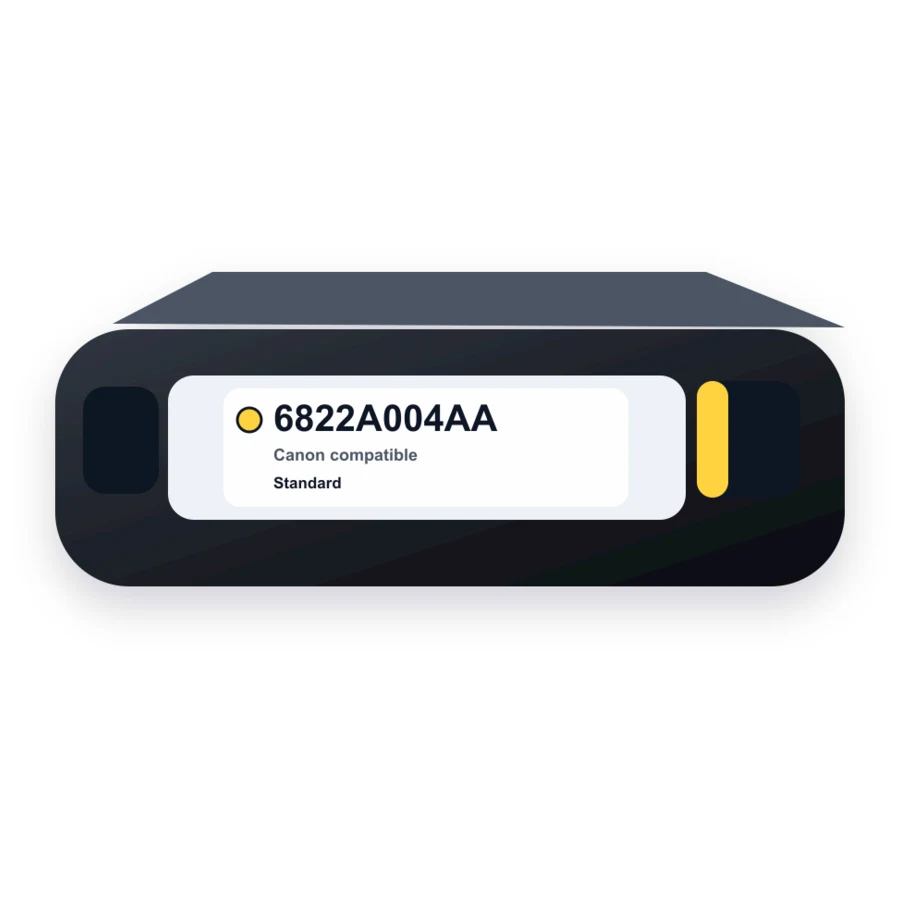 Canon 6822A004AA Yellow compatible toner