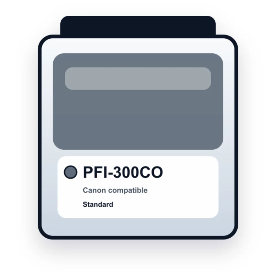 Canon Pfi 300CO Chroma Optimizer compatible ink