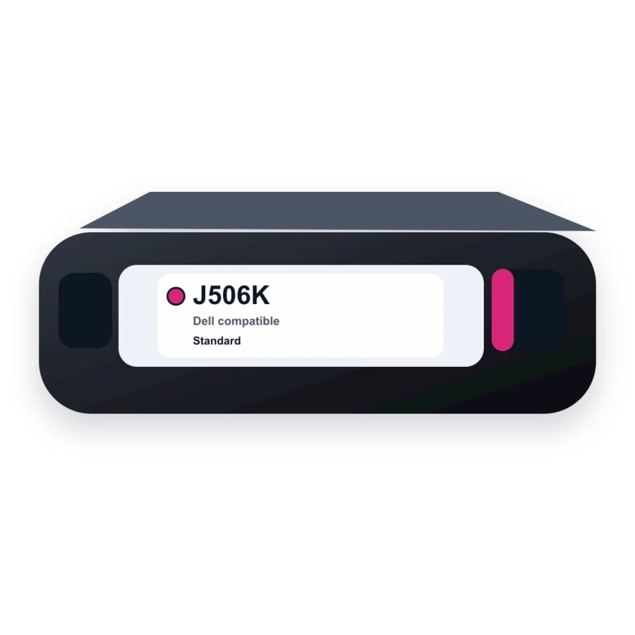 Replacement Toner to replace Dell 1230c / 1235c (1230 / 1235) Magenta Toner Cartridge compatible toner
