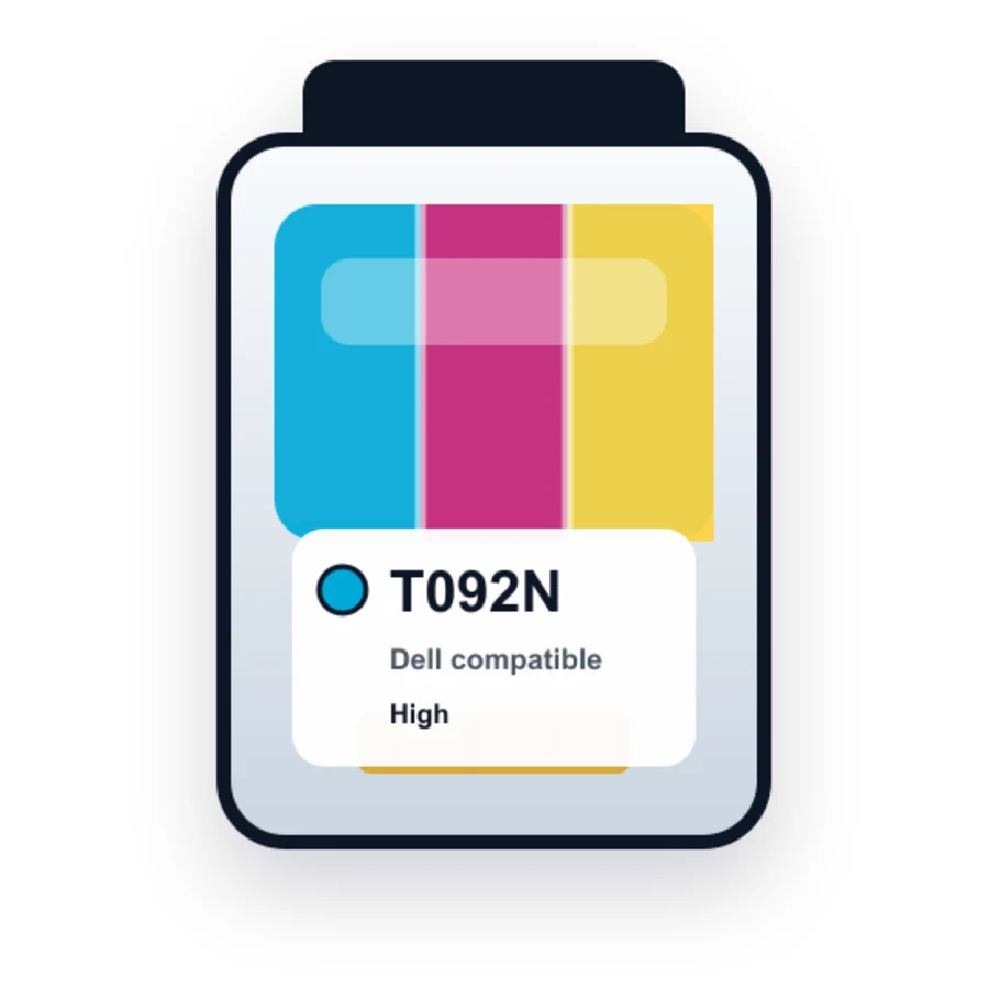 Dell T092N Color compatible ink