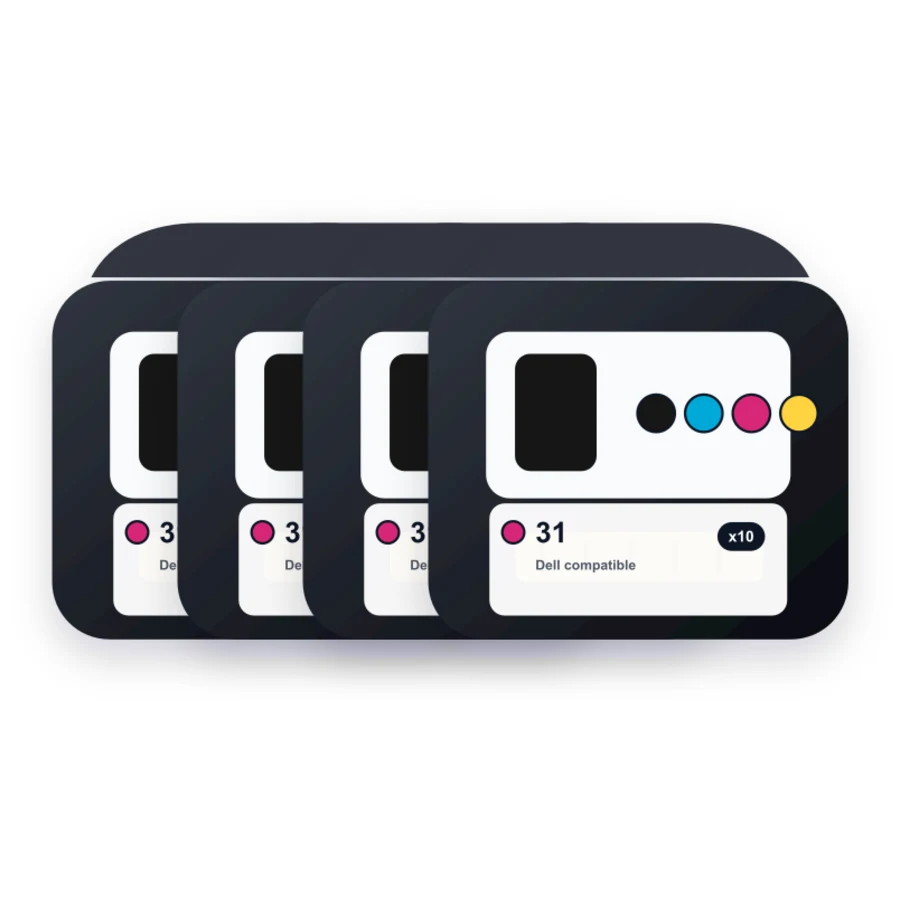 Dell 31 10 Combo compatible ink