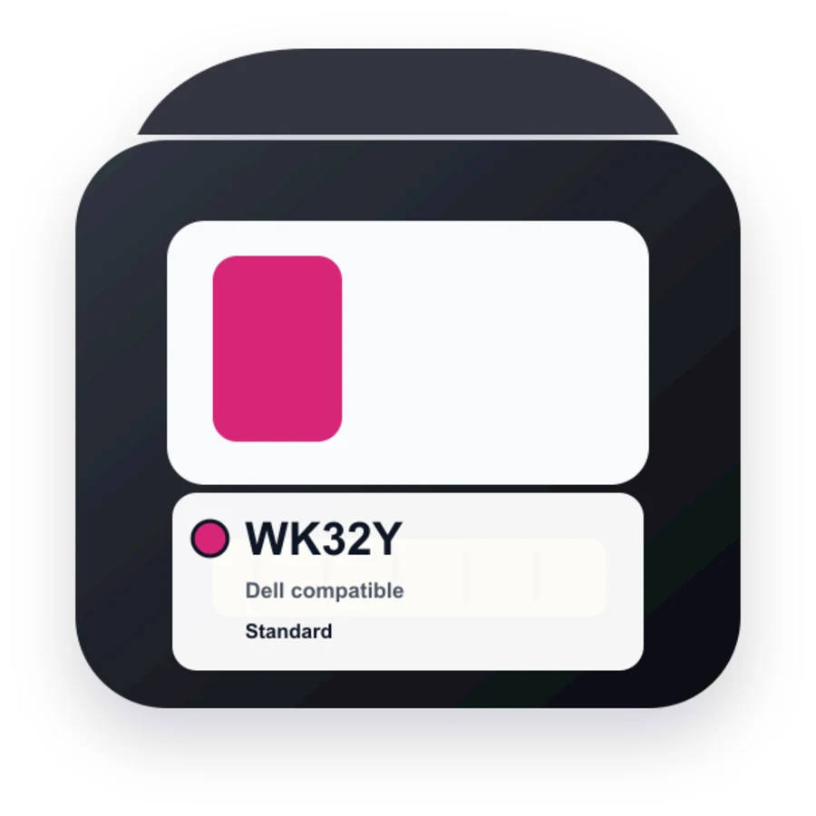Dell WK32Y Magenta compatible ink