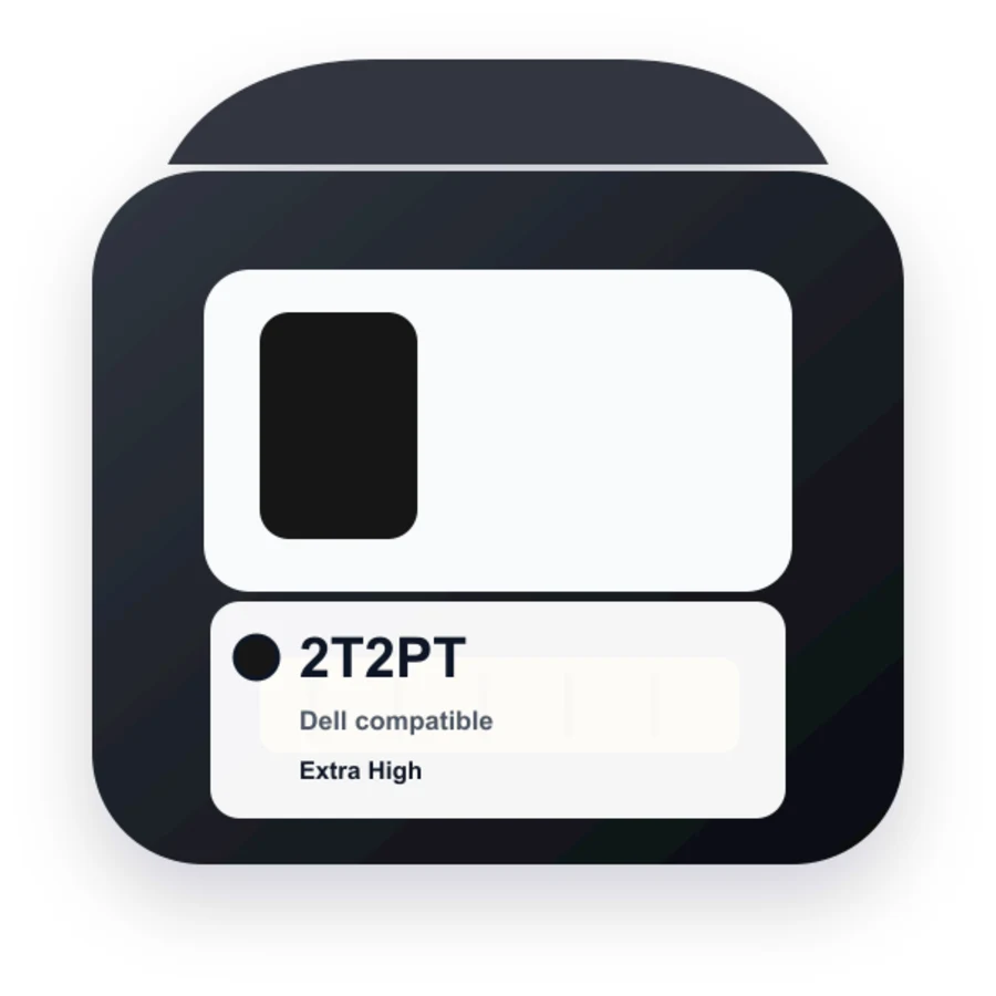 Dell Series 34 Black Ink Cartridge - 2T2PT - Super High Yield compatible ink