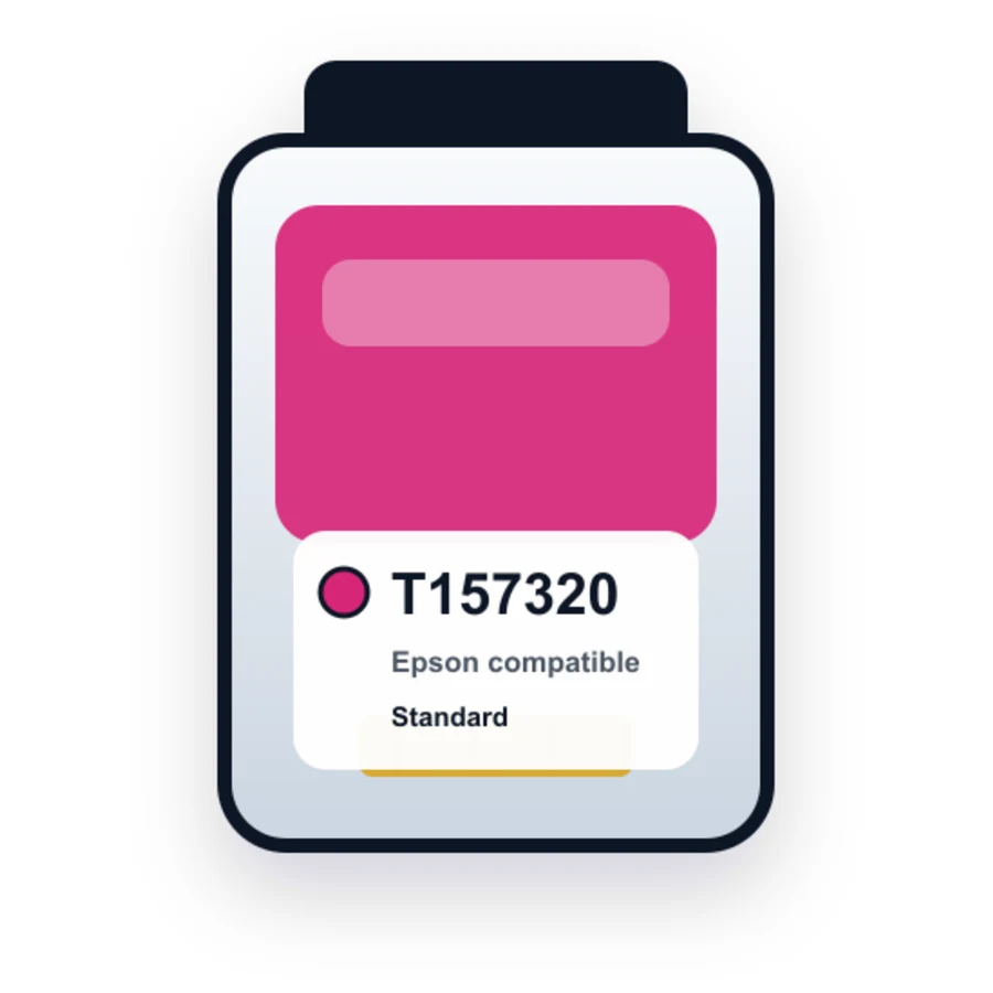 Epson T1573 T157320 Vivid Magenta compatible ink