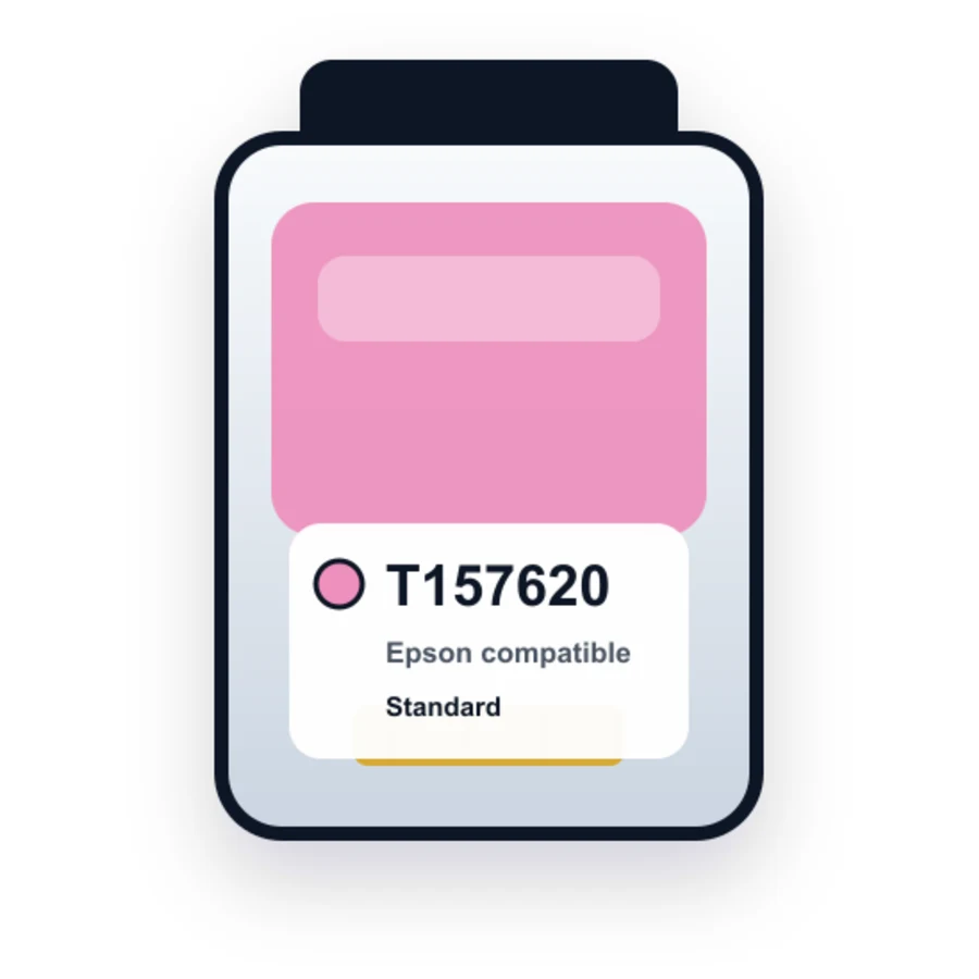 Epson T1576 T157620 Vivid Light Magenta compatible ink