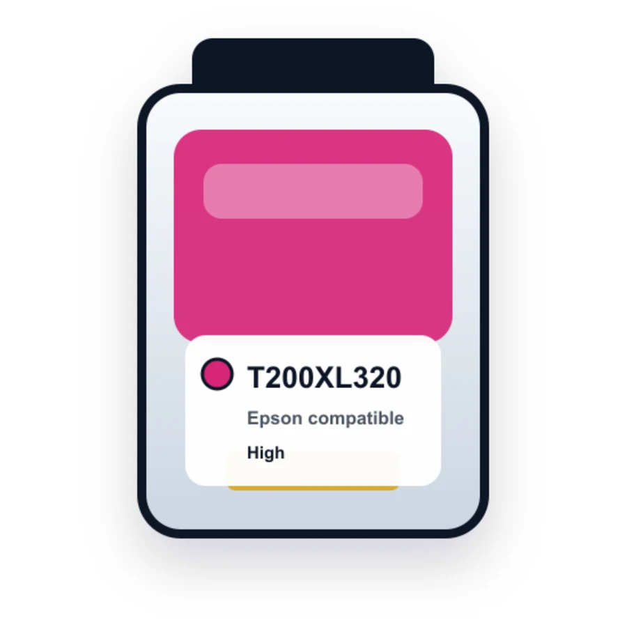 Epson T200XL320 Magenta compatible ink