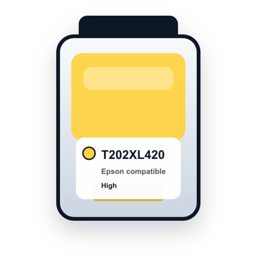 Epson T202XL420 Yellow compatible ink