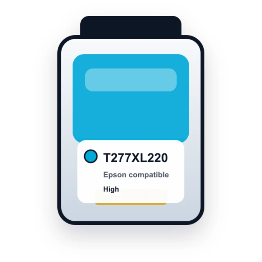 Epson T277XL220 Cyan compatible ink