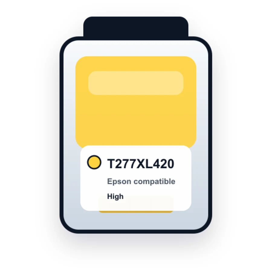 Epson T277XL420 Yellow compatible ink