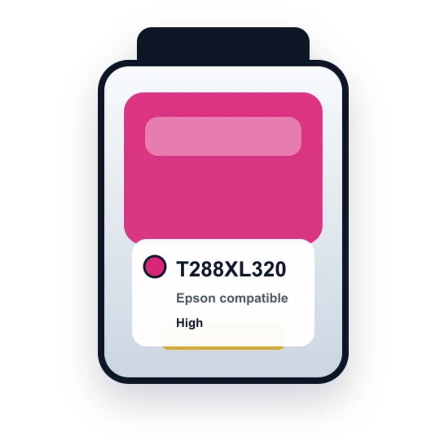 Epson T288XL320 Magenta compatible ink