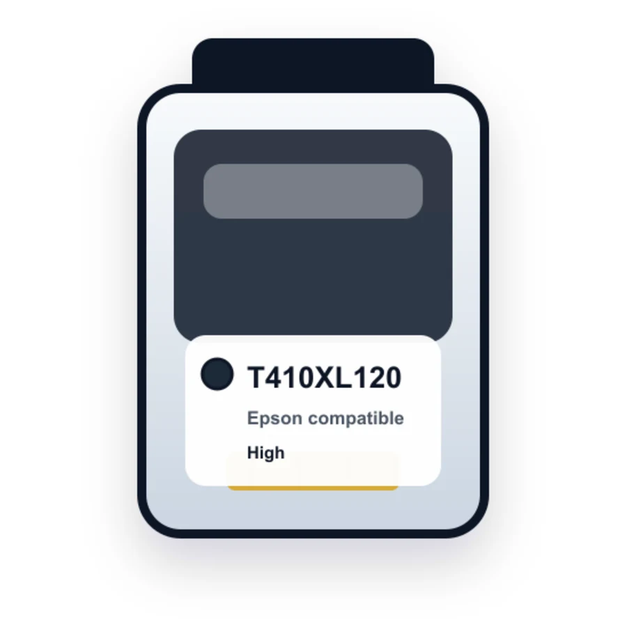 Epson T410XL120 Photo Black compatible ink
