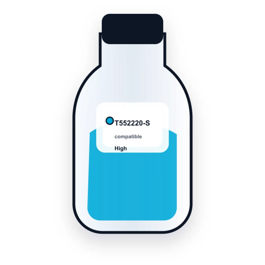 Epson T552220 S Cyan compatible ink bottle