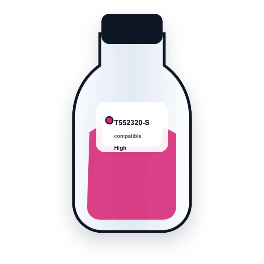 Epson T552320 S Magenta compatible ink bottle