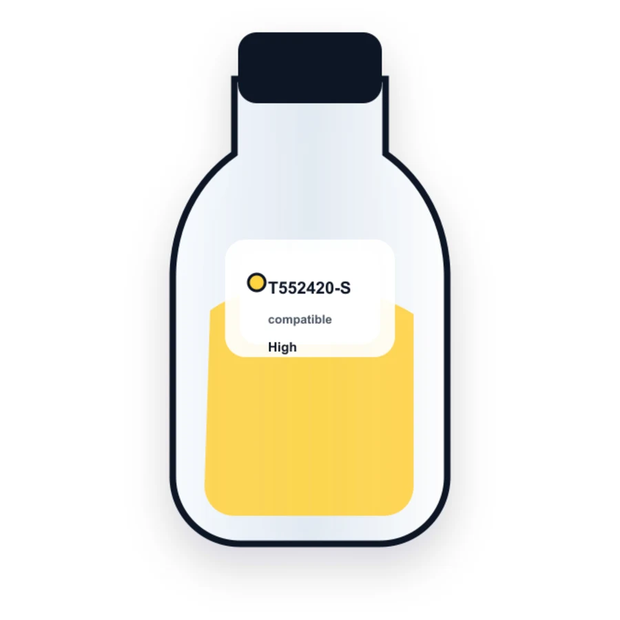 Epson T552420 S Yellow compatible ink bottle