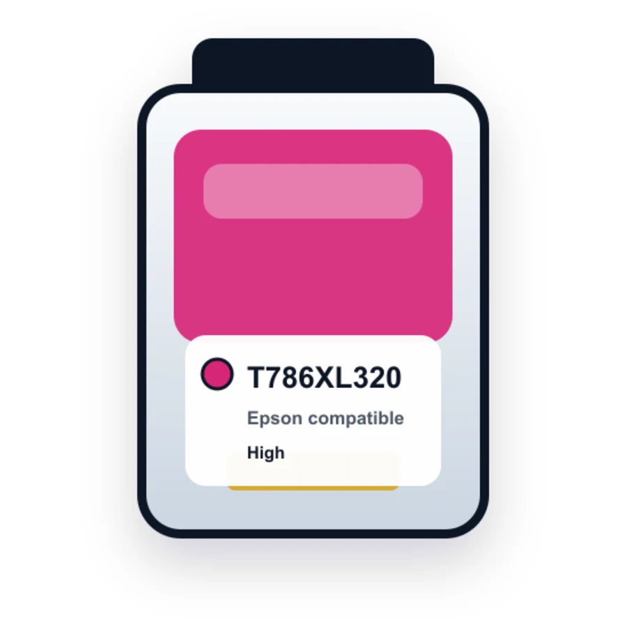 Epson T786XL320 Magenta compatible ink
