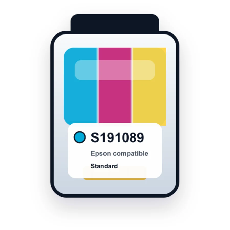 Remanufactured Epson S191089 Color Ink Cartridge - T052 compatible ink