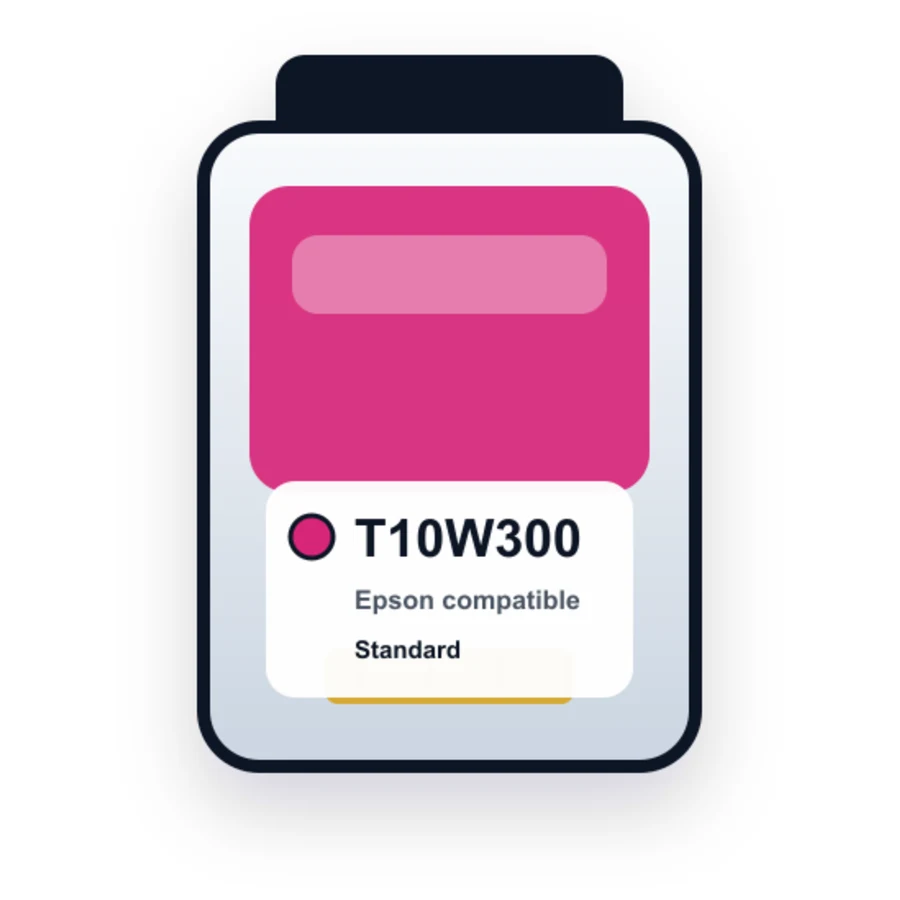 Epson T10W300 Magenta compatible ink