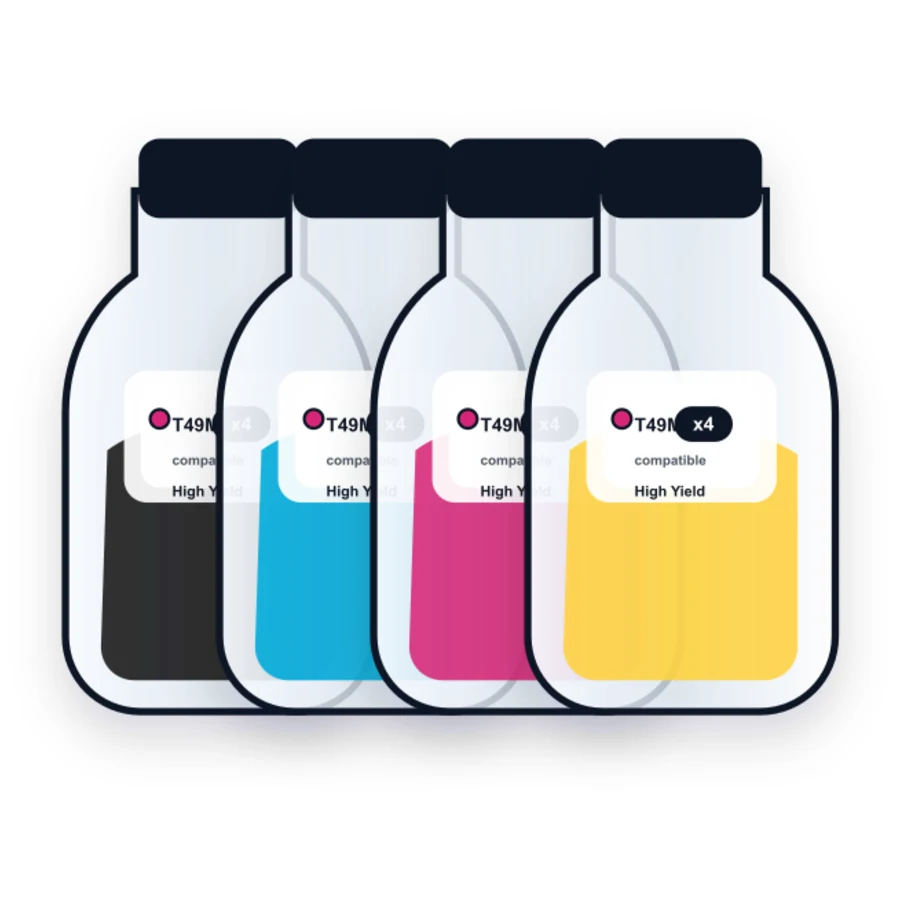 Epson T49M 4 Combo compatible ink bottle