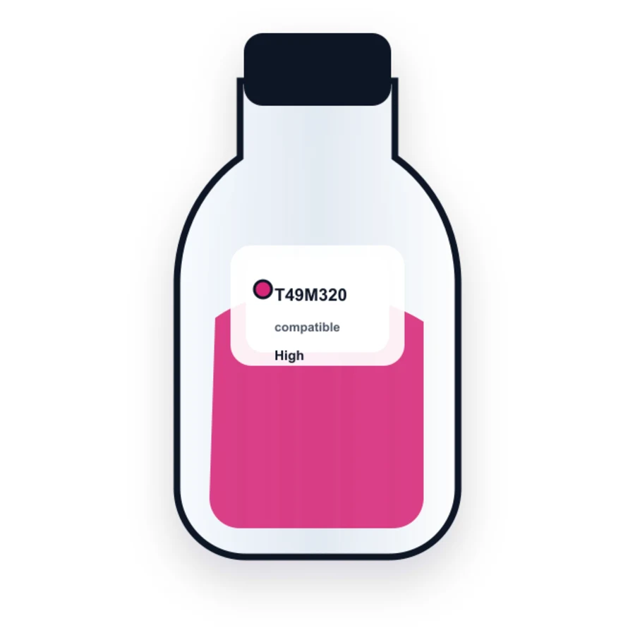Epson T49M320 Magenta compatible ink bottle