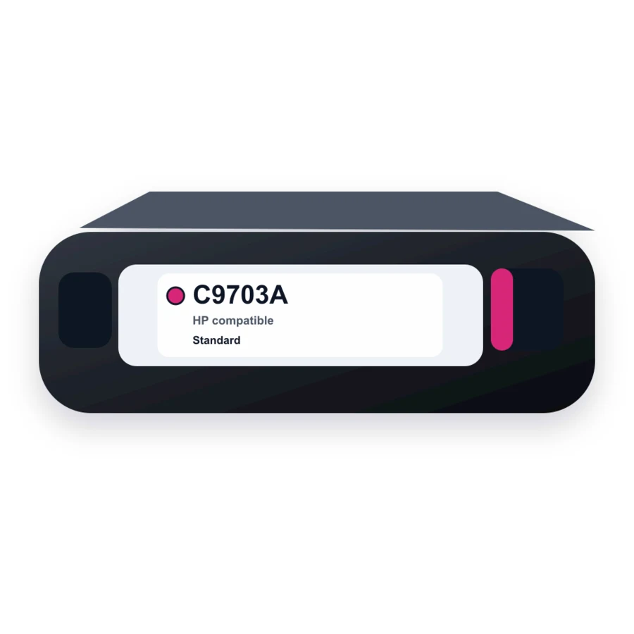 HP C9703A Magenta compatible toner