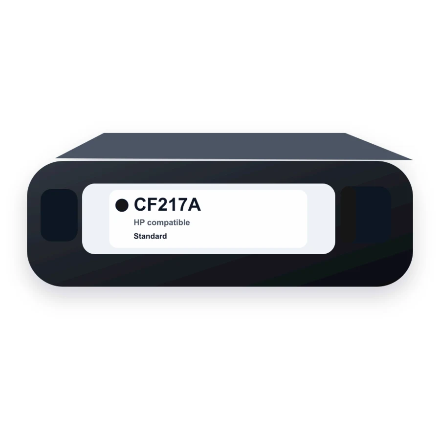 Replacement HP 17A CF217A Toner Cartridge - Black compatible toner