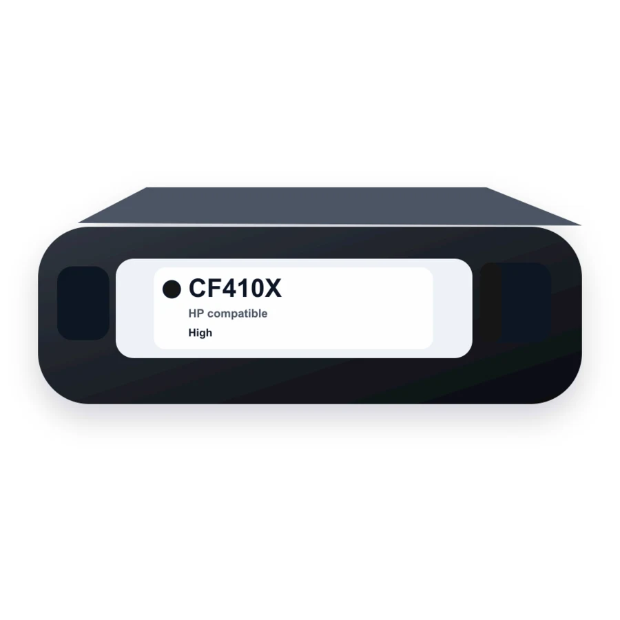 HP CF410X Black compatible toner
