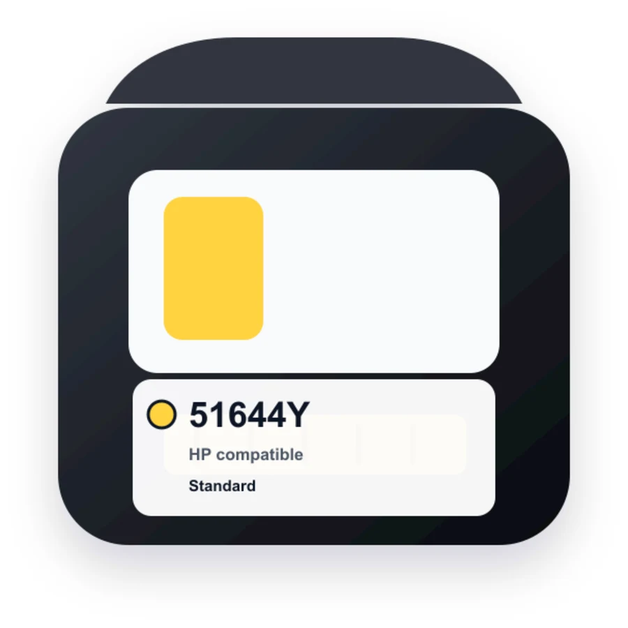 HP 51644Y Yellow compatible ink