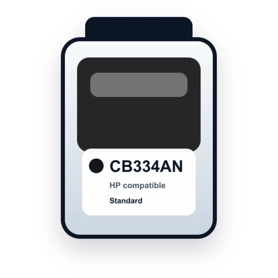 Replacement HP 54 Cartridge - CB334AN - Black compatible ink