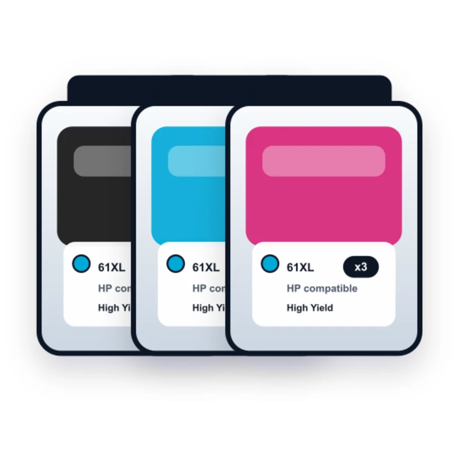 HP CH563WN CH564WN 3 Combo Sale compatible ink