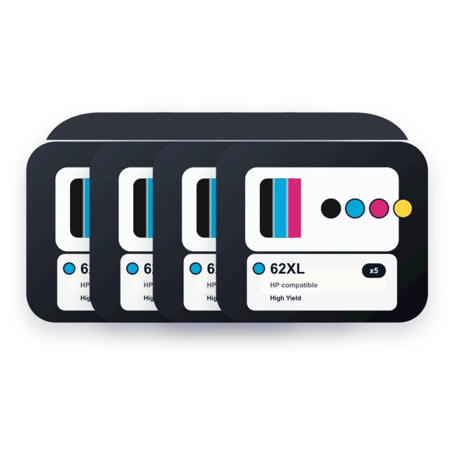 HP C2P05AN C2P07AN 5 Combo compatible ink