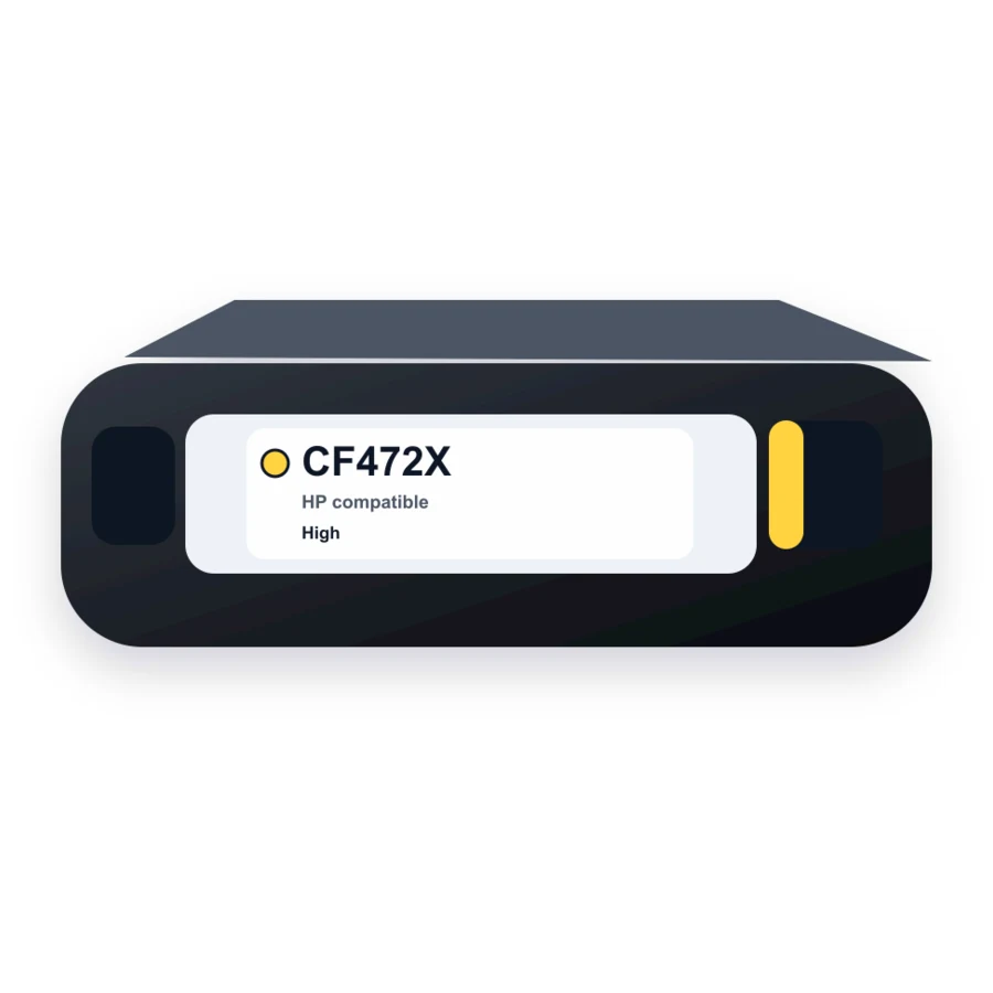 HP CF472X Yellow compatible toner