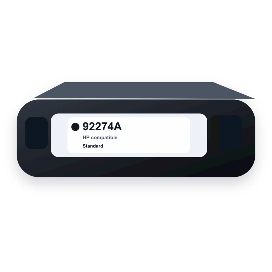 Replacement HP 92274A Toner Cartridge - 74A - Black compatible toner