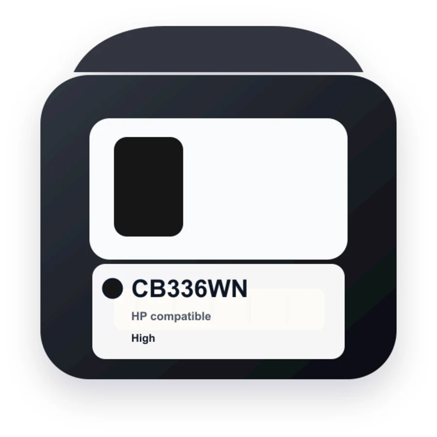 Replacement HP 74 XL Ink Cartridge - CB336WN Black - High Yield compatible ink