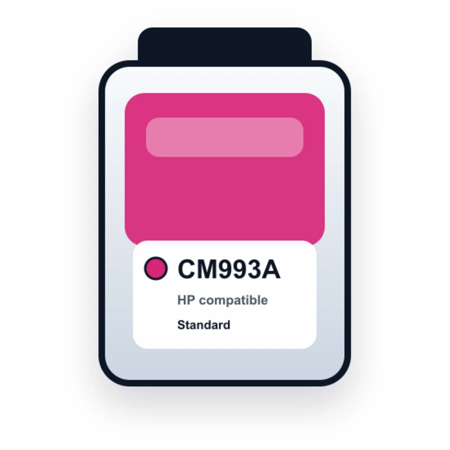 HP CM993A Magenta compatible ink